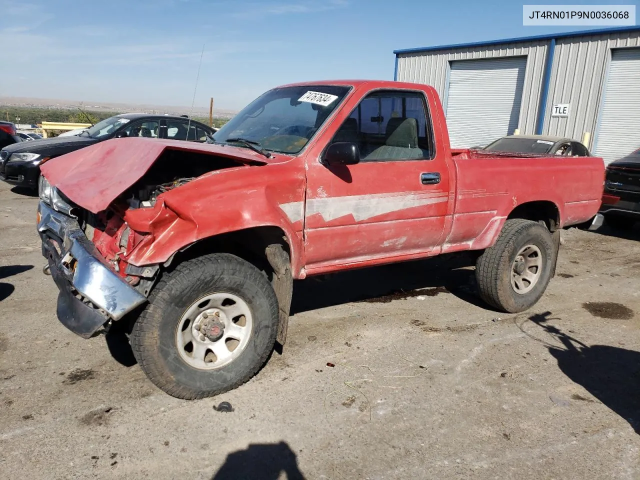 1992 Toyota Pickup 1/2 Ton Short Wheelbase Dlx VIN: JT4RN01P9N0036068 Lot: 74767634