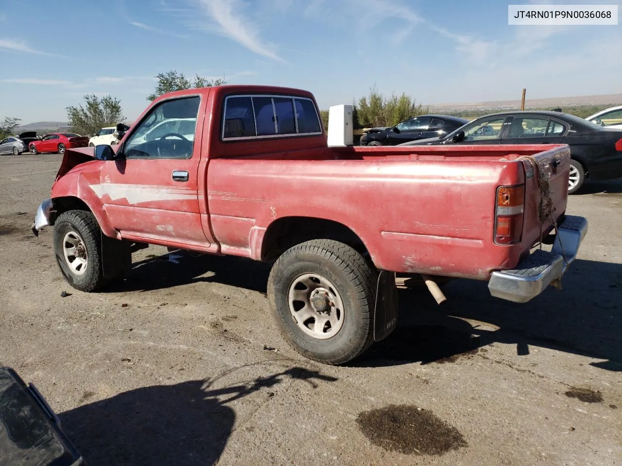 1992 Toyota Pickup 1/2 Ton Short Wheelbase Dlx VIN: JT4RN01P9N0036068 Lot: 74767634