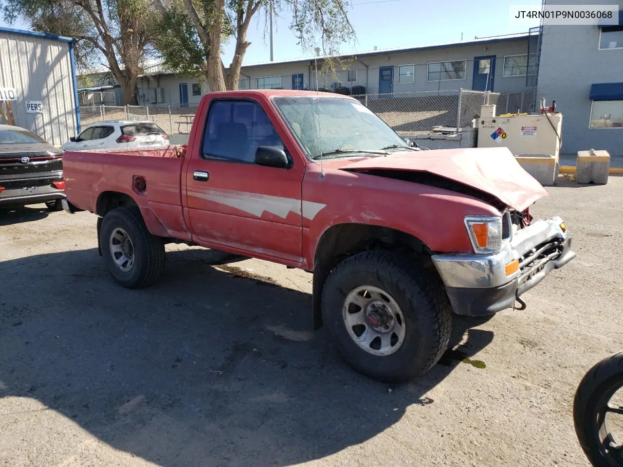 1992 Toyota Pickup 1/2 Ton Short Wheelbase Dlx VIN: JT4RN01P9N0036068 Lot: 74767634