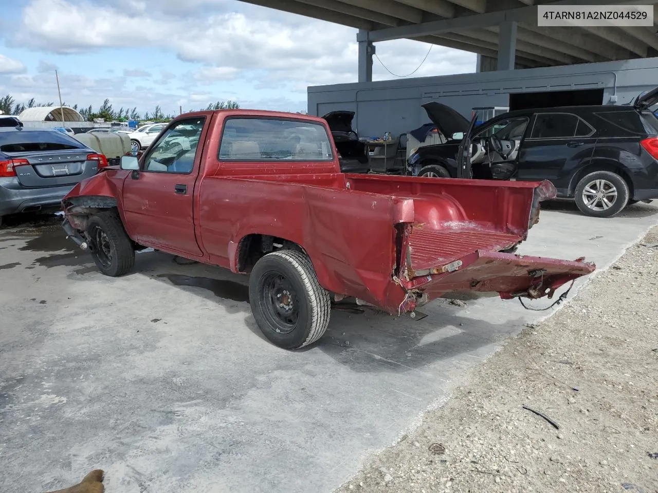 1992 Toyota Pickup 1/2 Ton Short Wheelbase Stb VIN: 4TARN81A2NZ044529 Lot: 75123894