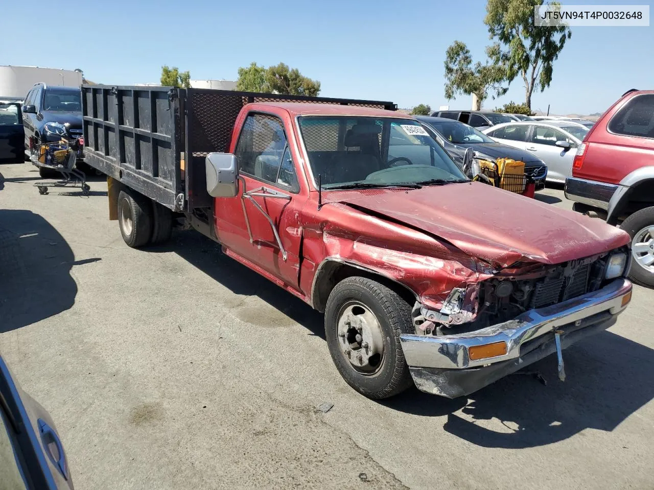 1993 Toyota Pickup Cab Chassis Super Long Wheelbase VIN: JT5VN94T4P0032648 Lot: 69424534