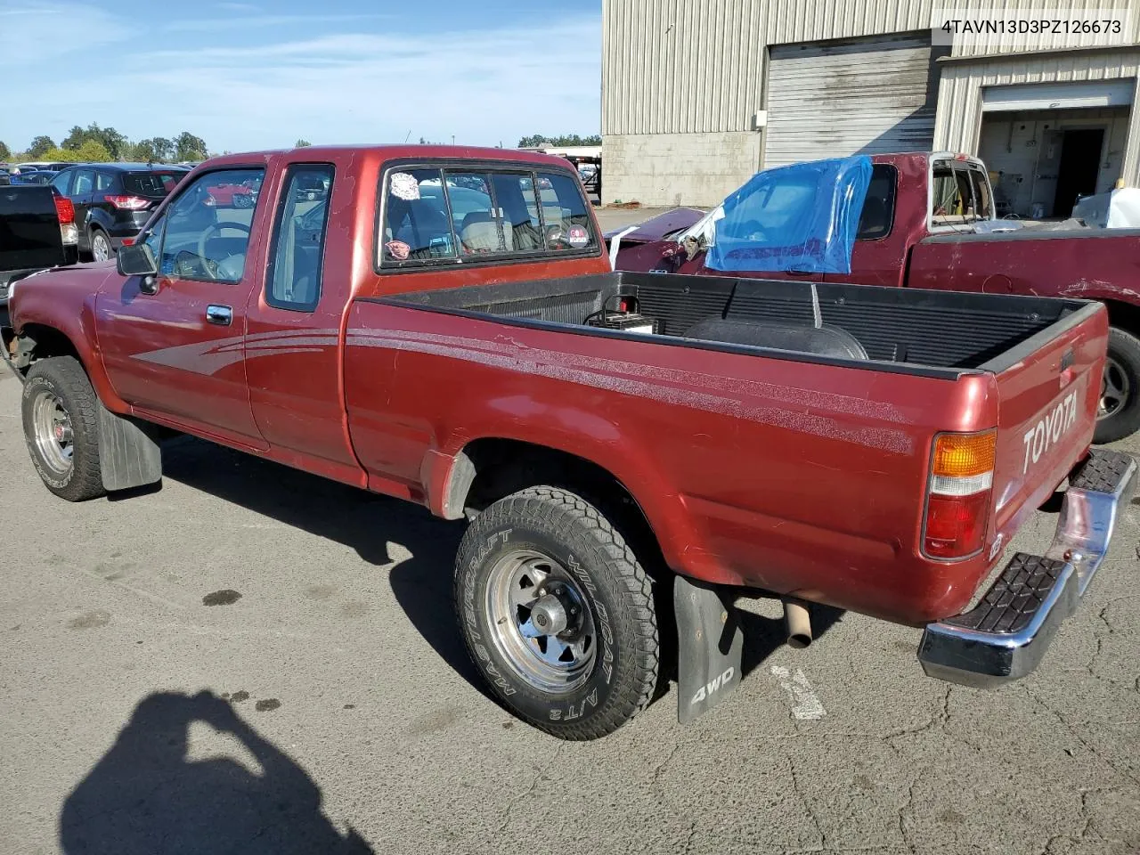 1993 Toyota Pickup 1/2 Ton Extra Long Wheelbase Dx VIN: 4TAVN13D3PZ126673 Lot: 72375914