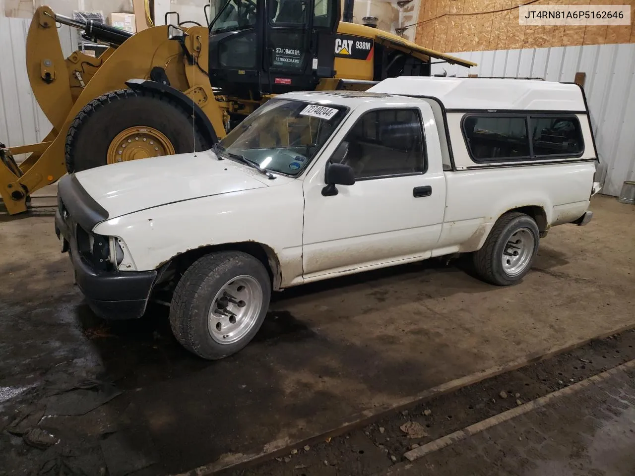 1993 Toyota Pickup 1/2 Ton Short Wheelbase VIN: JT4RN81A6P5162646 Lot: 72740244