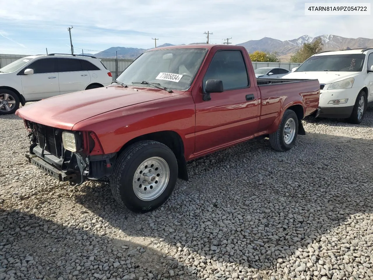 1993 Toyota Pickup 1/2 Ton Short Wheelbase Stb VIN: 4TARN81A9PZ054722 Lot: 77005034