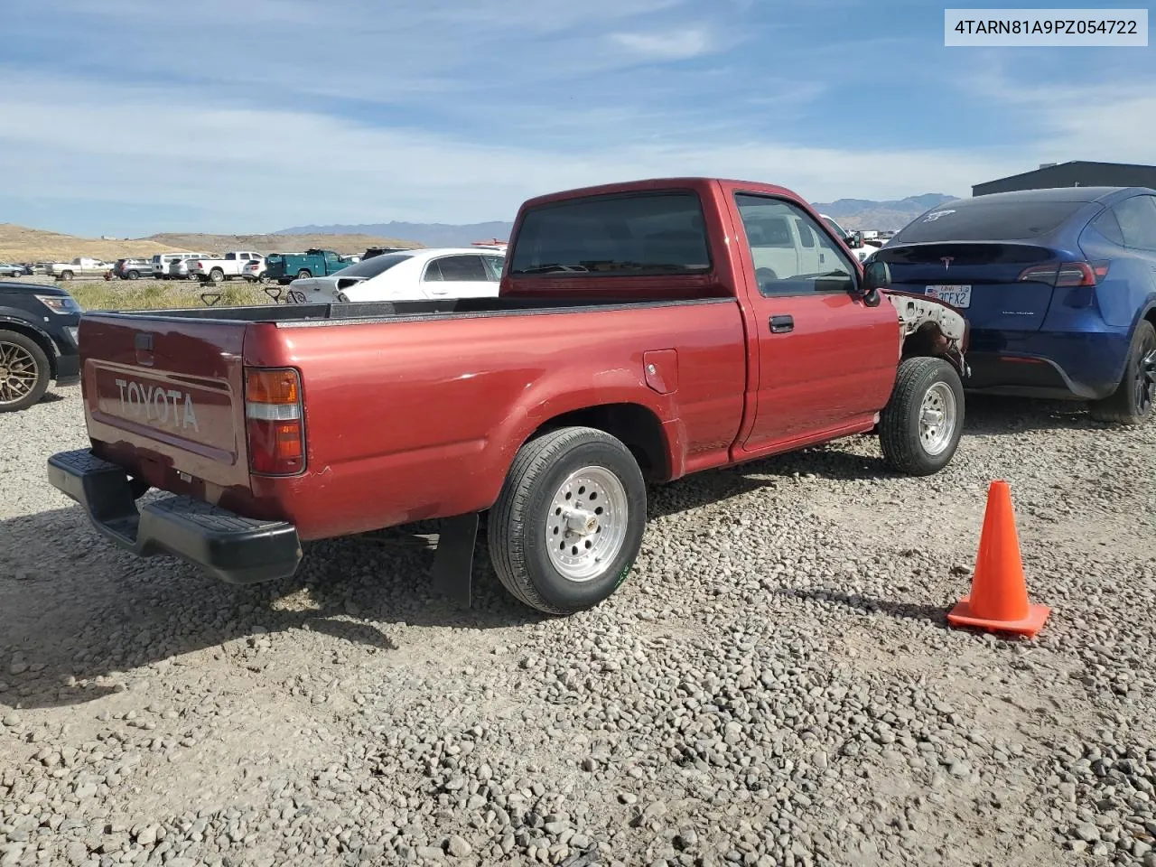 1993 Toyota Pickup 1/2 Ton Short Wheelbase Stb VIN: 4TARN81A9PZ054722 Lot: 77005034