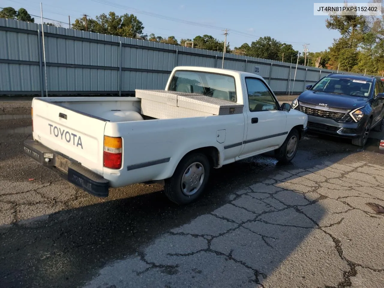 1993 Toyota Pickup 1/2 Ton Short Wheelbase Dx VIN: JT4RN81PXP5152402 Lot: 79282654