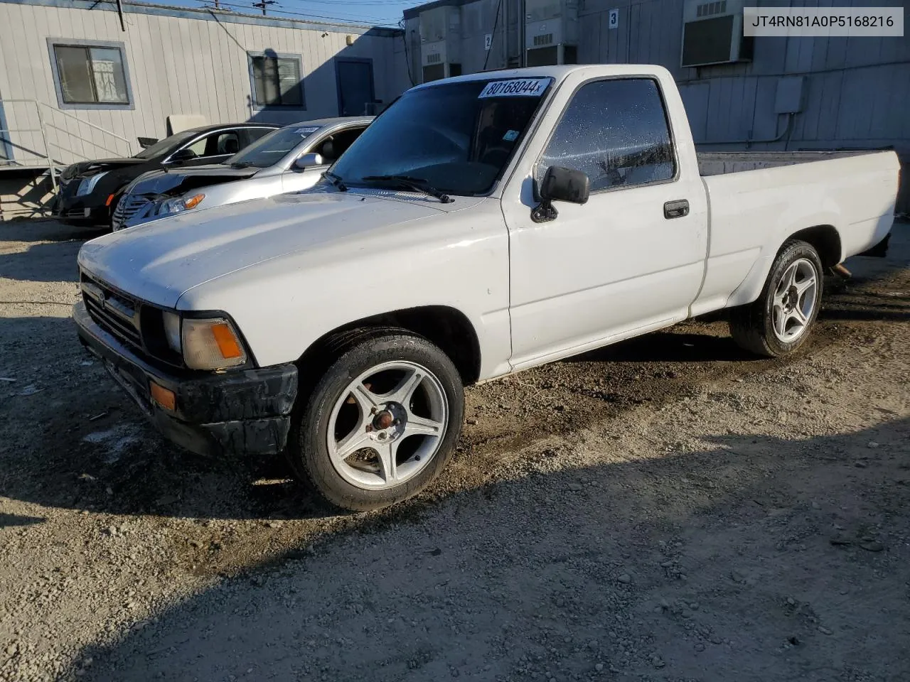 1993 Toyota Pickup 1/2 Ton Short Wheelbase VIN: JT4RN81A0P5168216 Lot: 80168044