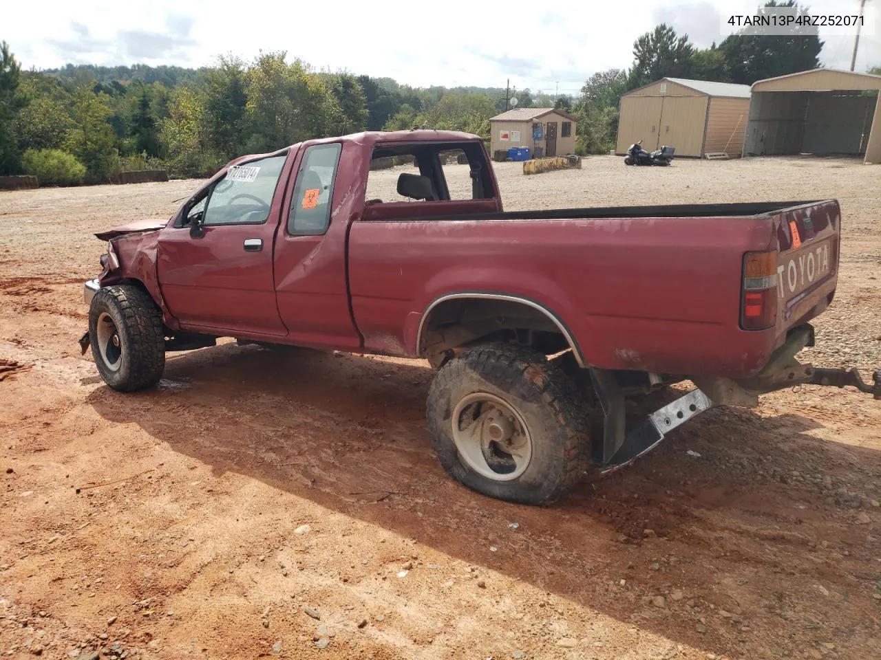 1994 Toyota Pickup 1/2 Ton Extra Long Wheelbase Dx VIN: 4TARN13P4RZ252071 Lot: 72765014