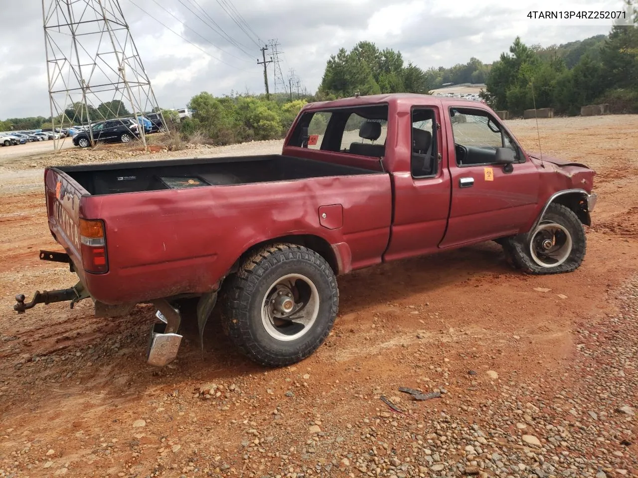 1994 Toyota Pickup 1/2 Ton Extra Long Wheelbase Dx VIN: 4TARN13P4RZ252071 Lot: 72765014