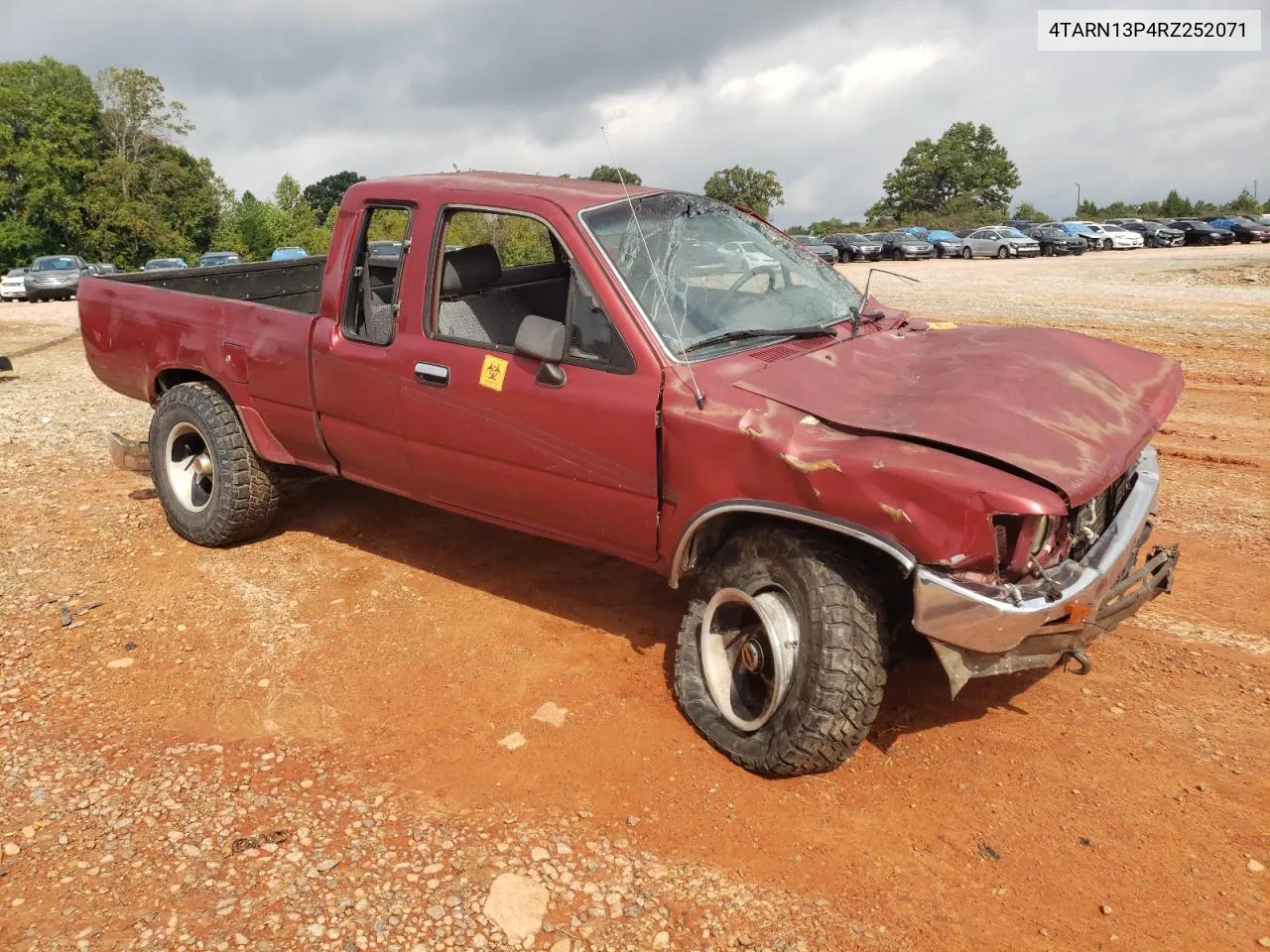 1994 Toyota Pickup 1/2 Ton Extra Long Wheelbase Dx VIN: 4TARN13P4RZ252071 Lot: 72765014