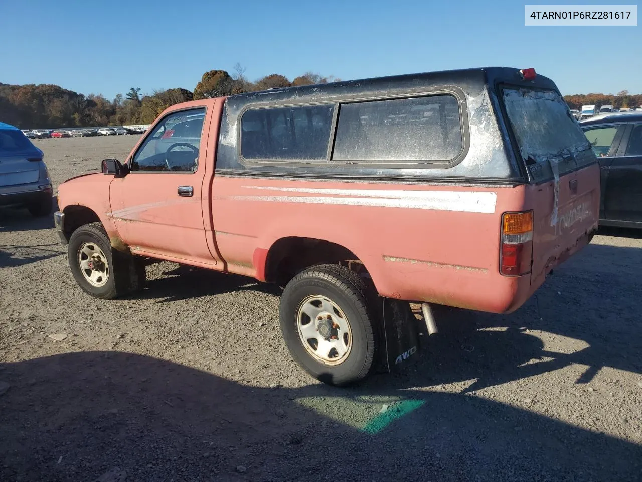 1994 Toyota Pickup 1/2 Ton Short Wheelbase Dx VIN: 4TARN01P6RZ281617 Lot: 78019194