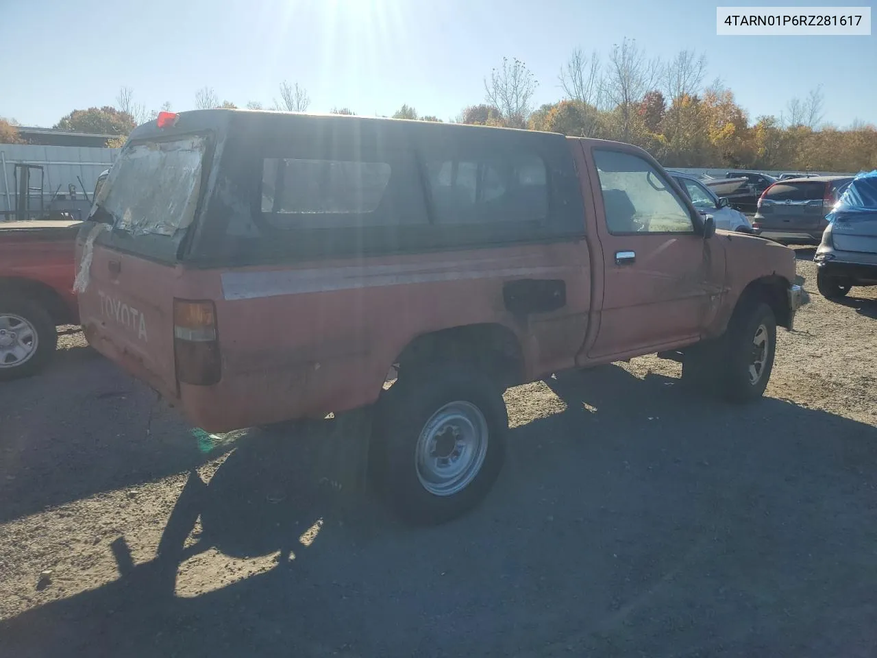 1994 Toyota Pickup 1/2 Ton Short Wheelbase Dx VIN: 4TARN01P6RZ281617 Lot: 78019194