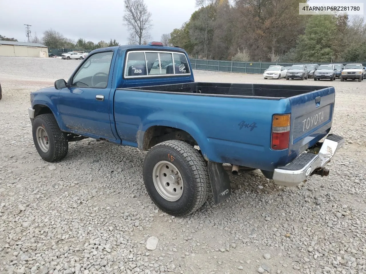 1994 Toyota Pickup 1/2 Ton Short Wheelbase Dx VIN: 4TARN01P6RZ281780 Lot: 79844714