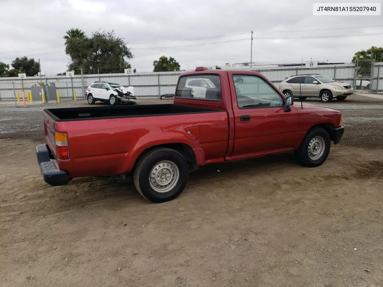 1995 Toyota Pickup 1/2 Ton Short Wheelbase VIN: JT4RN81A1S5207940 Lot: 70725104