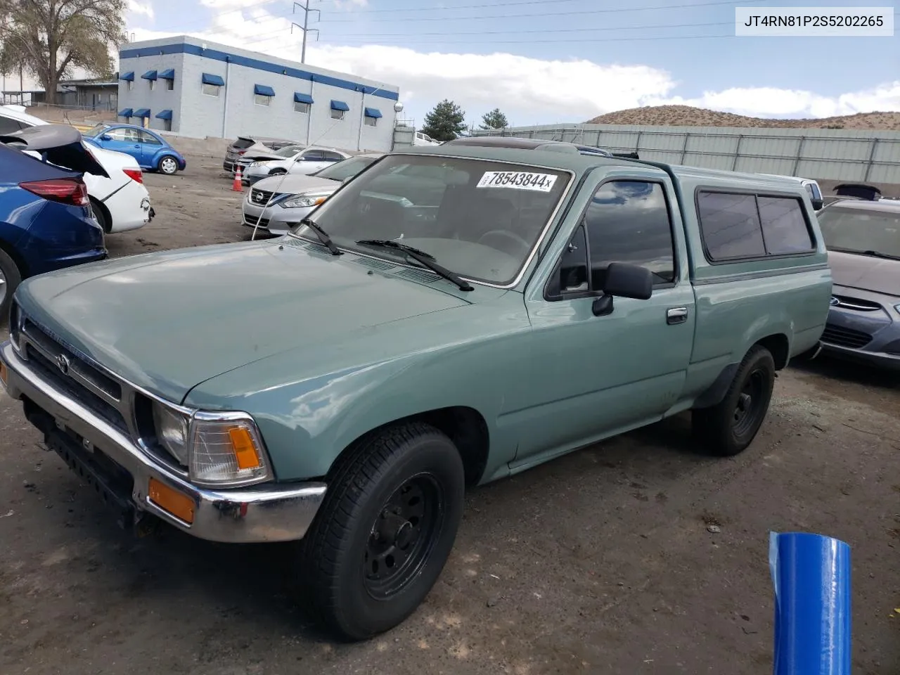 1995 Toyota Pickup 1/2 Ton Short Wheelbase Dx VIN: JT4RN81P2S5202265 Lot: 78543844