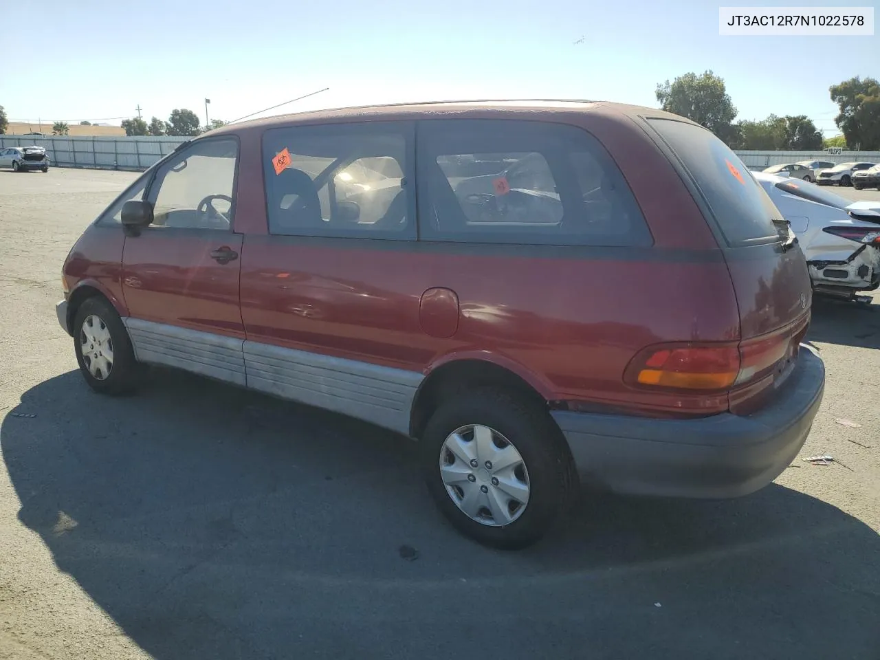 1992 Toyota Previa Le VIN: JT3AC12R7N1022578 Lot: 72747234