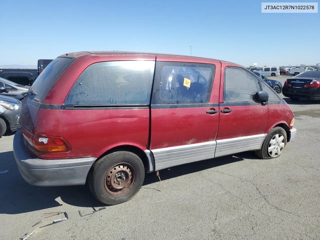 1992 Toyota Previa Le VIN: JT3AC12R7N1022578 Lot: 72747234