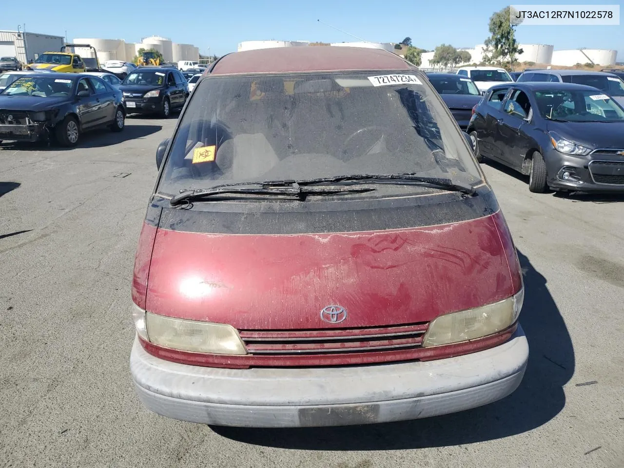 JT3AC12R7N1022578 1992 Toyota Previa Le