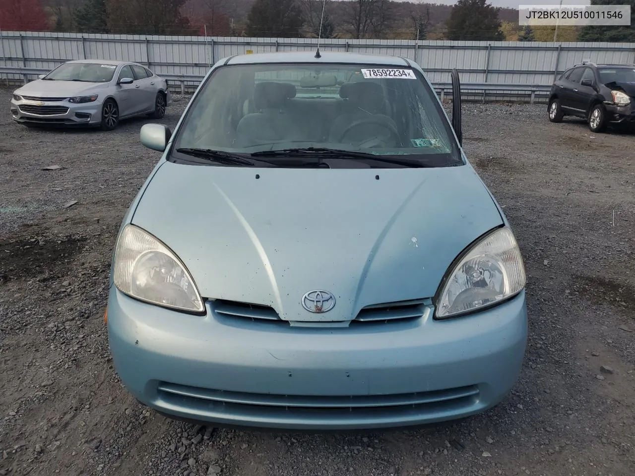 2001 Toyota Prius VIN: JT2BK12U510011546 Lot: 78592234