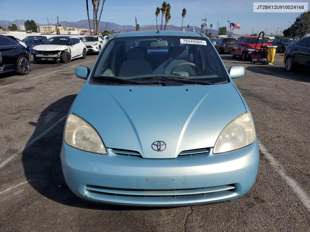 2001 Toyota Prius VIN: JT2BK12U910024168 Lot: 79449304