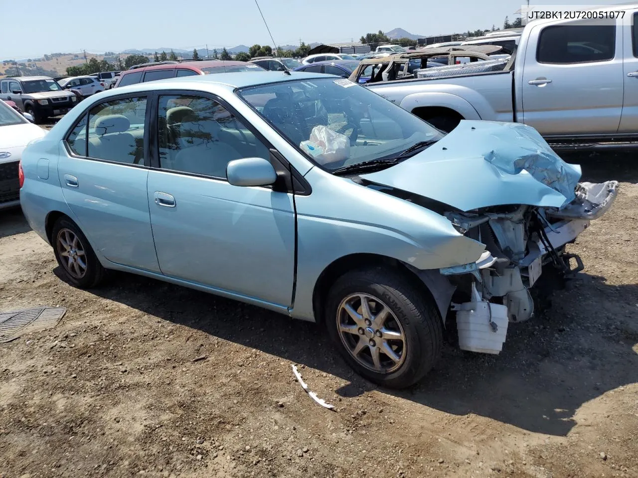 2002 Toyota Prius VIN: JT2BK12U720051077 Lot: 62887824