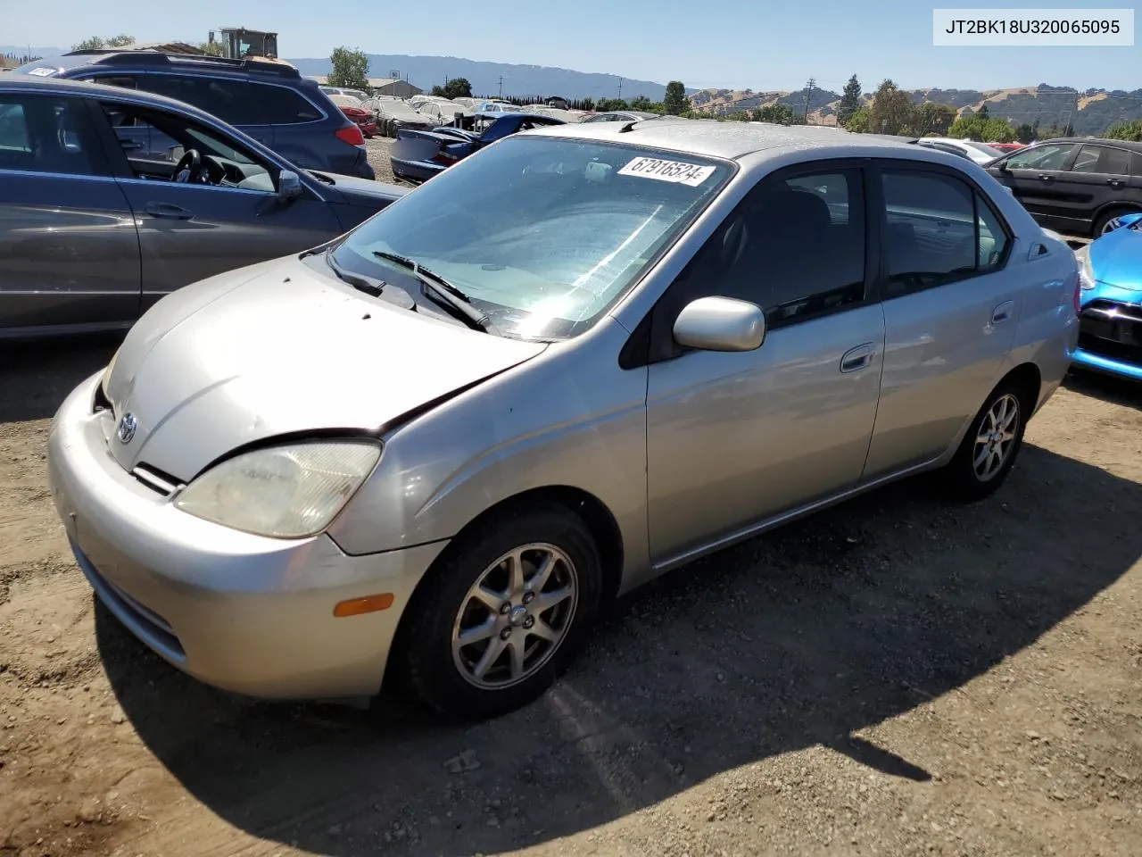 2002 Toyota Prius VIN: JT2BK18U320065095 Lot: 67916524