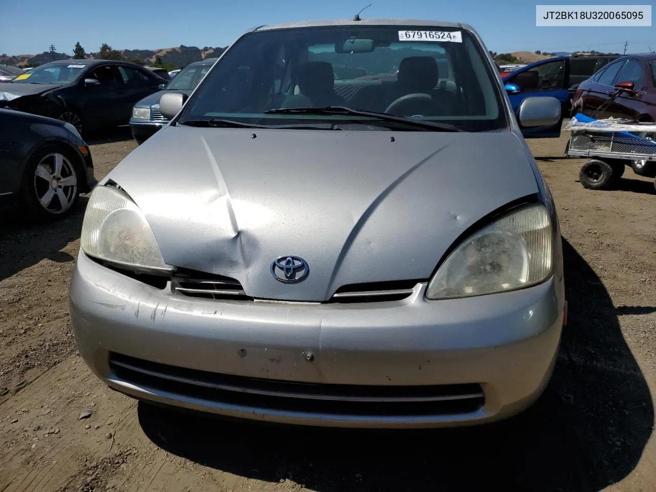 2002 Toyota Prius VIN: JT2BK18U320065095 Lot: 67916524