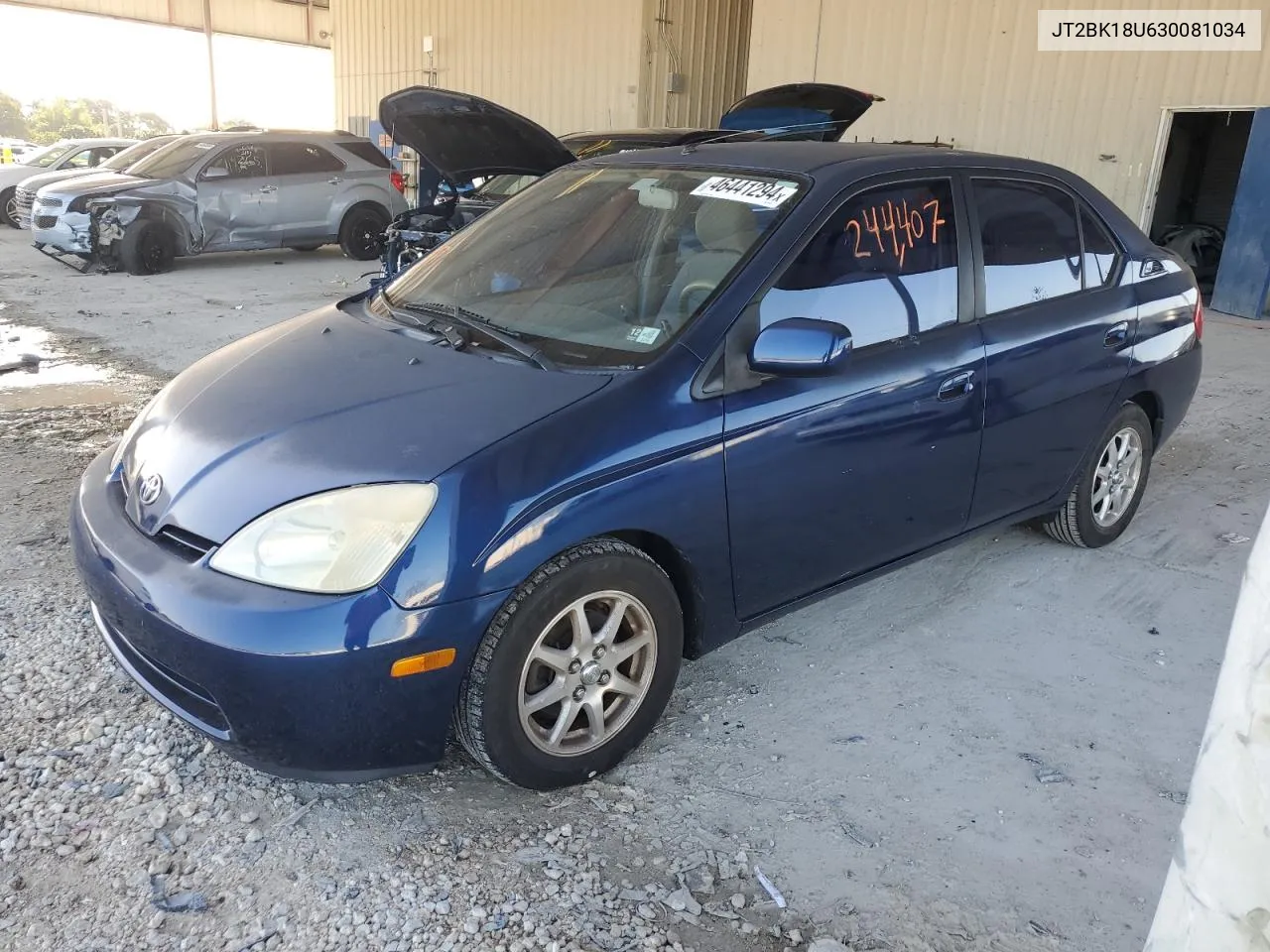 2003 Toyota Prius VIN: JT2BK18U630081034 Lot: 46441294