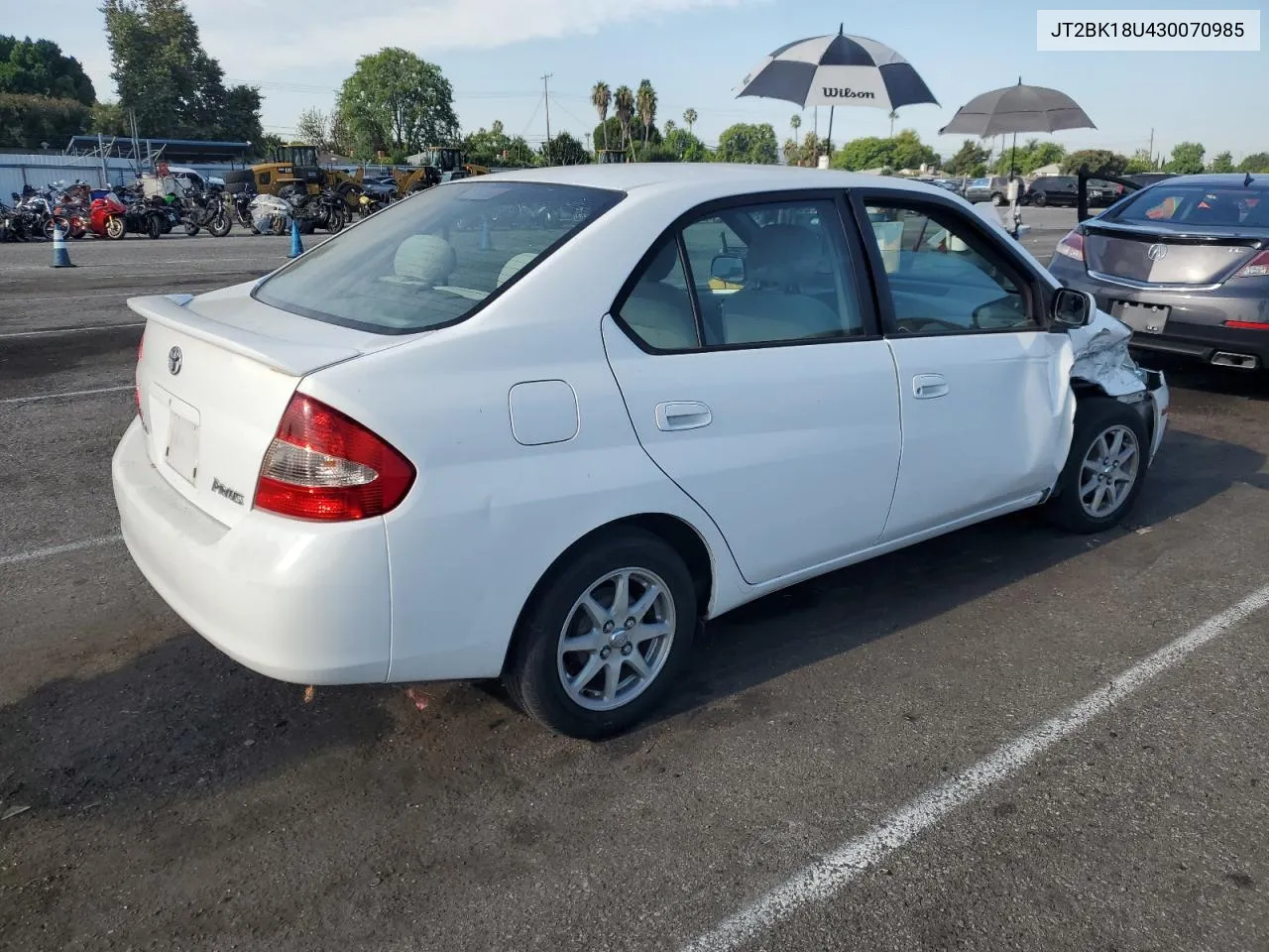 2003 Toyota Prius VIN: JT2BK18U430070985 Lot: 66168934