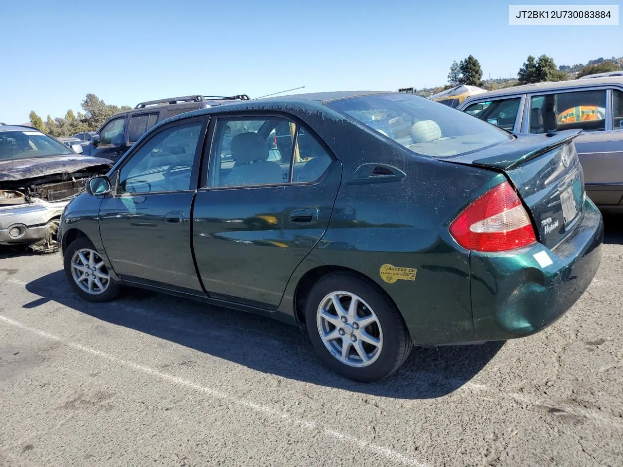 2003 Toyota Prius VIN: JT2BK12U730083884 Lot: 73434894