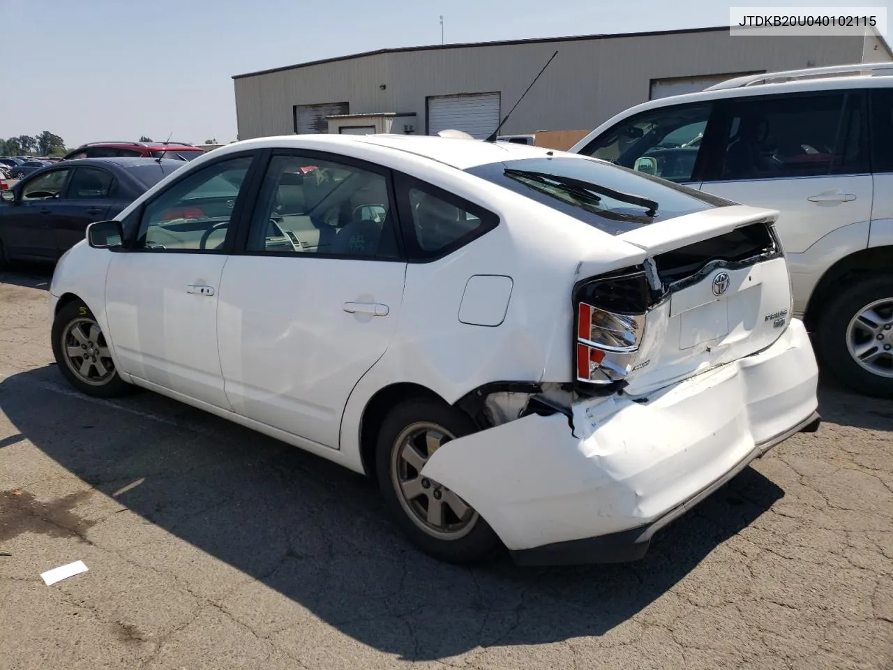 2004 Toyota Prius VIN: JTDKB20U040102115 Lot: 65687334