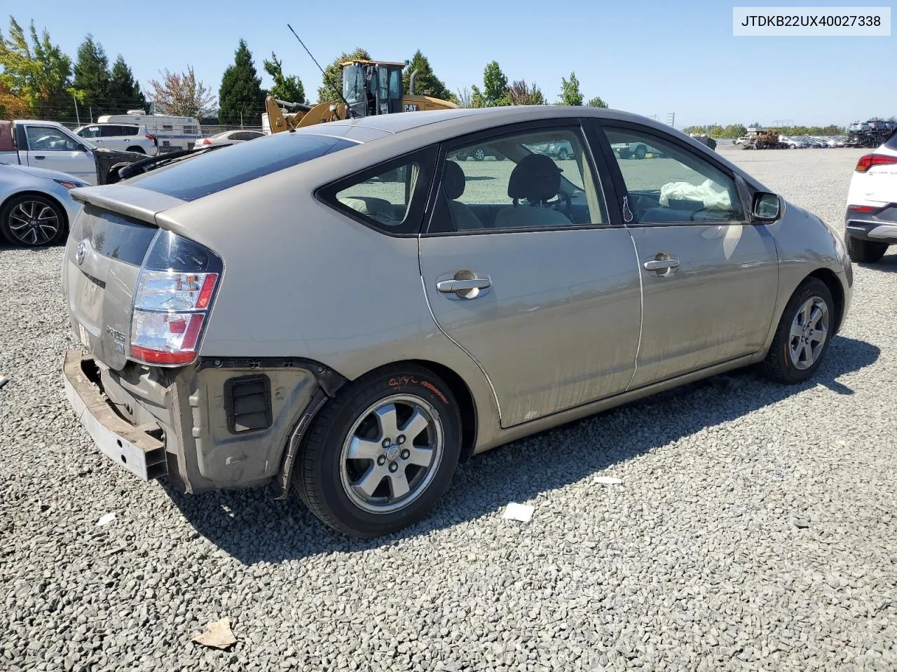 2004 Toyota Prius VIN: JTDKB22UX40027338 Lot: 69431454