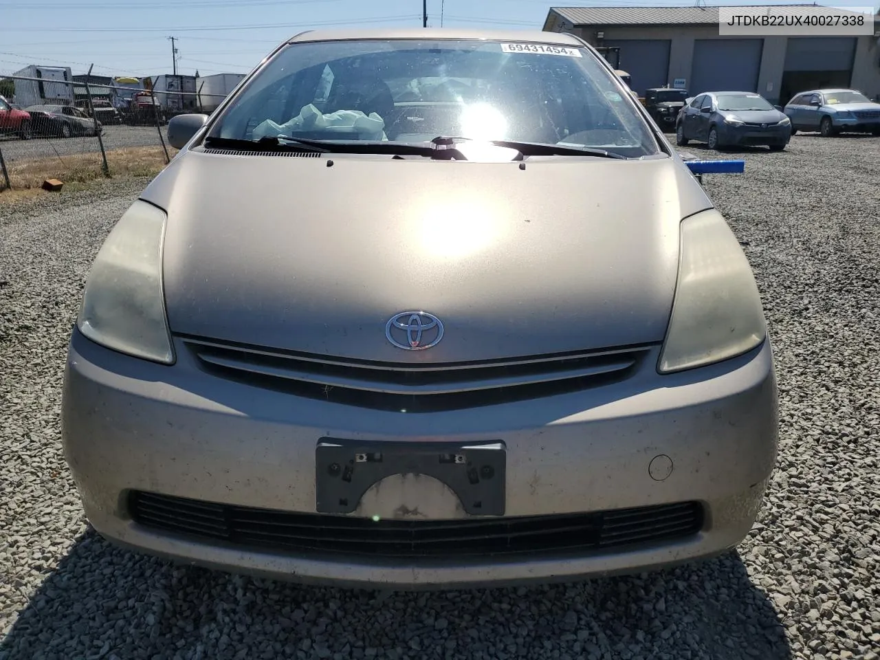 2004 Toyota Prius VIN: JTDKB22UX40027338 Lot: 69431454