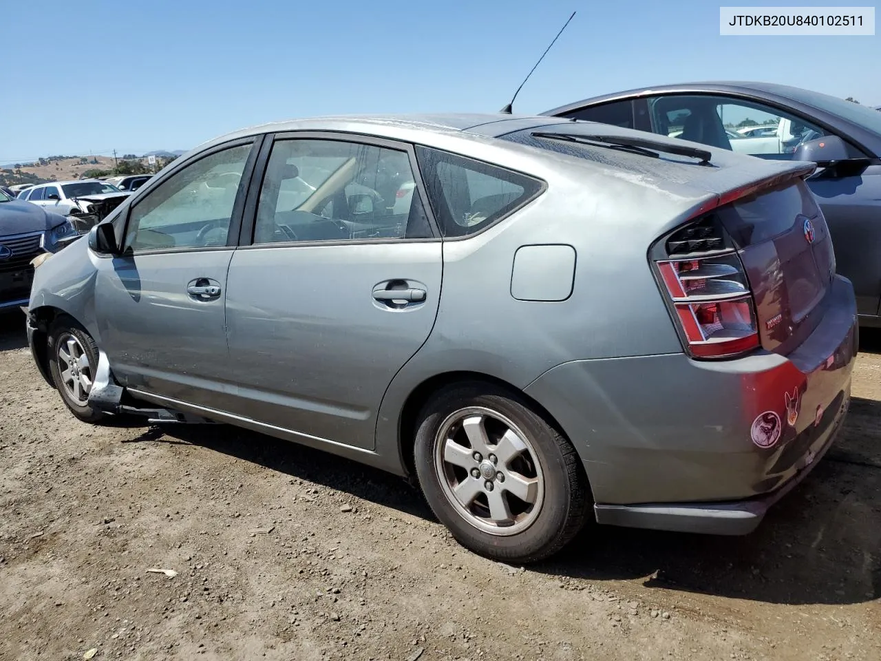 2004 Toyota Prius VIN: JTDKB20U840102511 Lot: 69433514