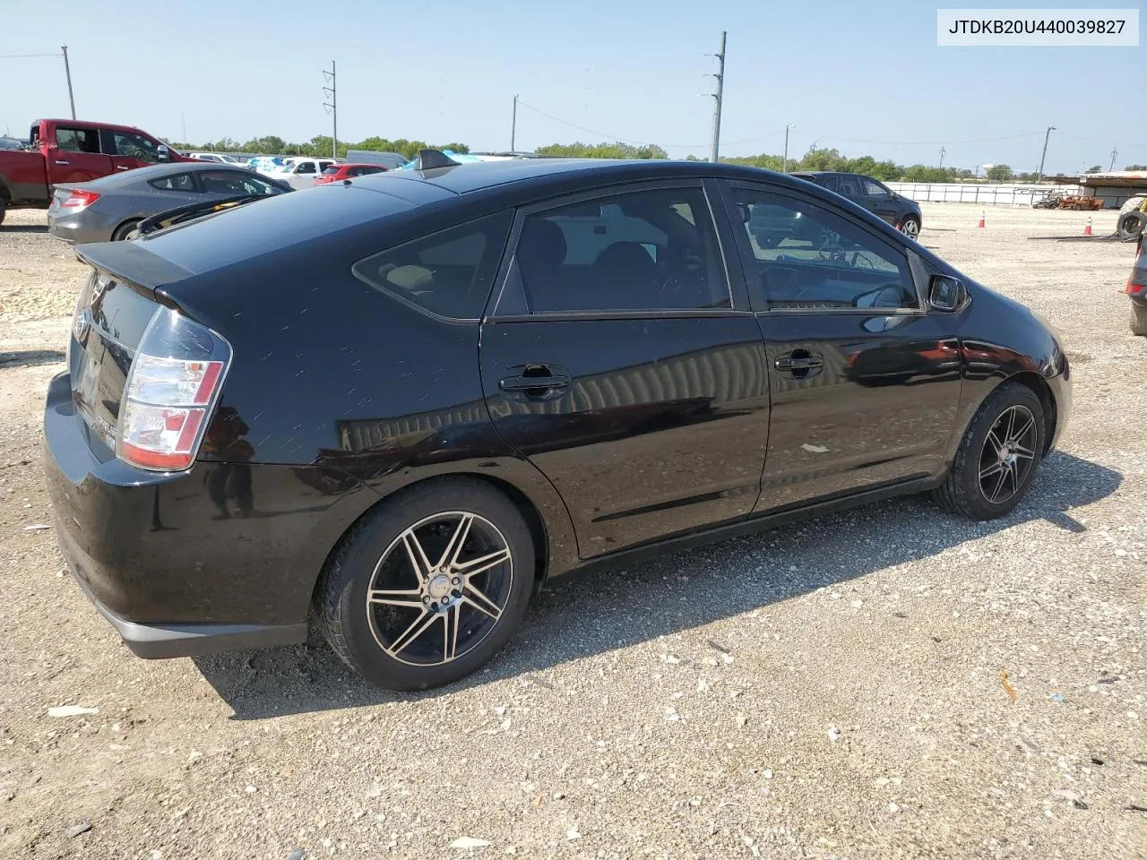 2004 Toyota Prius VIN: JTDKB20U440039827 Lot: 70015094