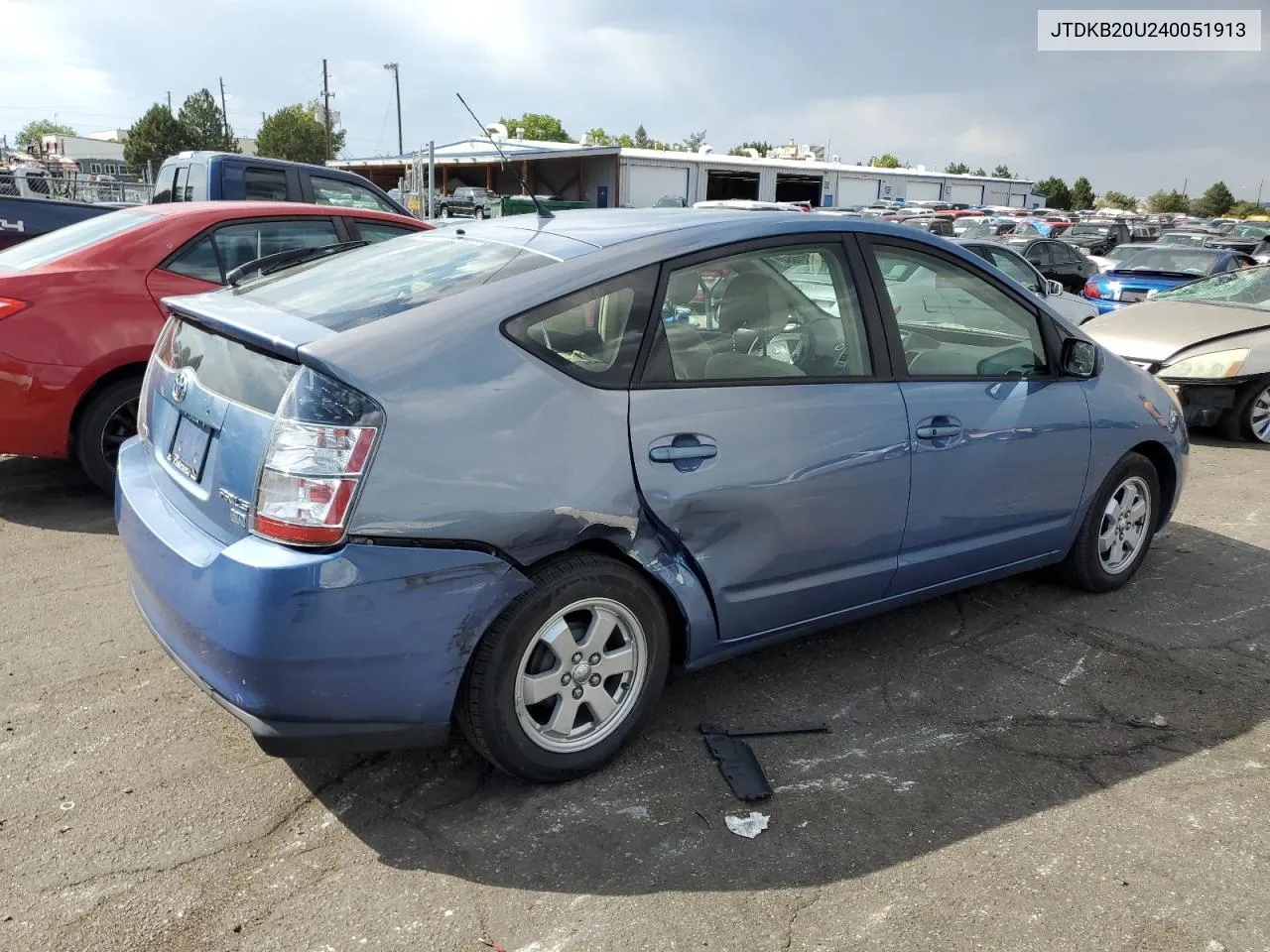 2004 Toyota Prius VIN: JTDKB20U240051913 Lot: 70721654