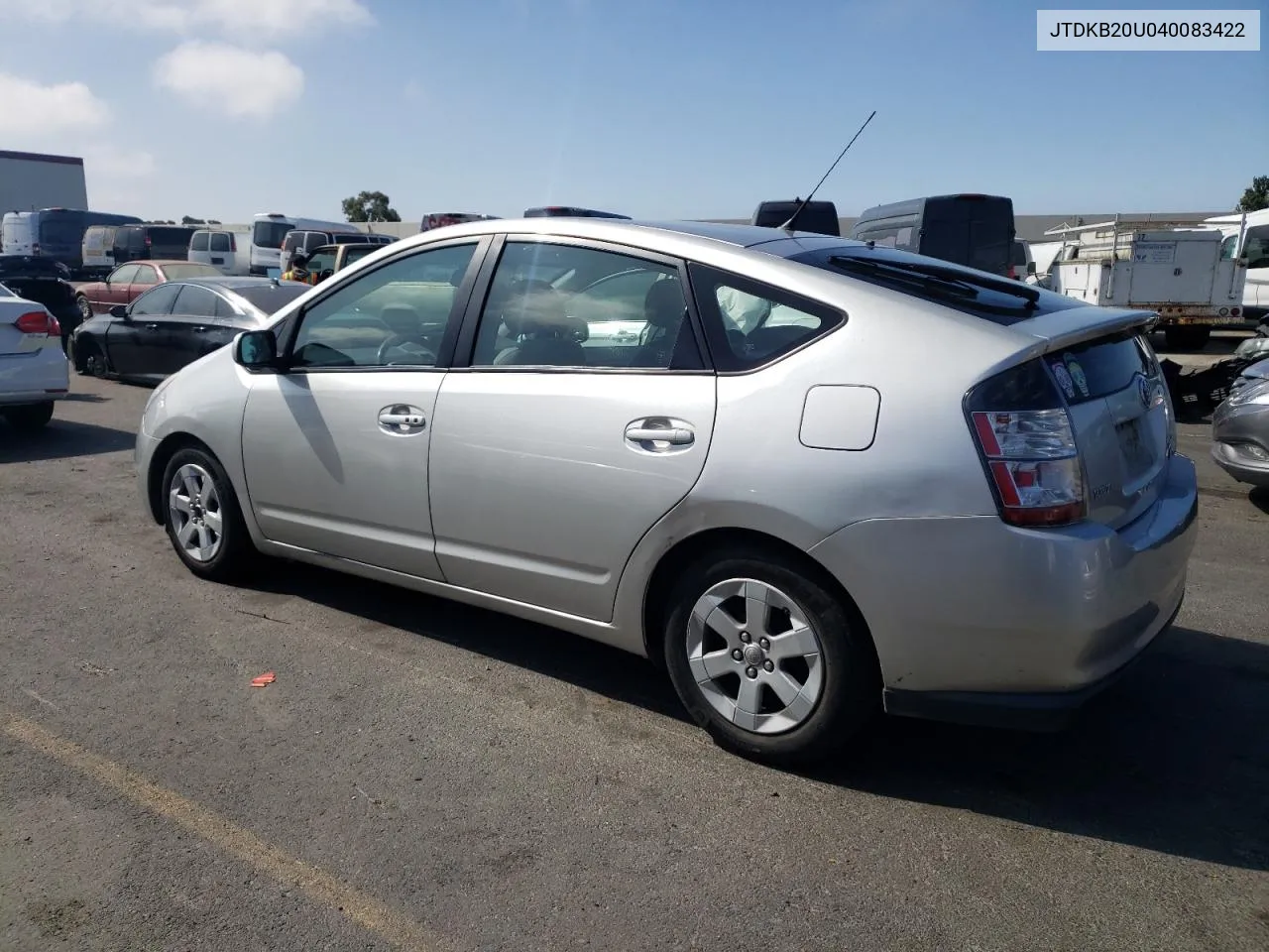 2004 Toyota Prius VIN: JTDKB20U040083422 Lot: 70907504