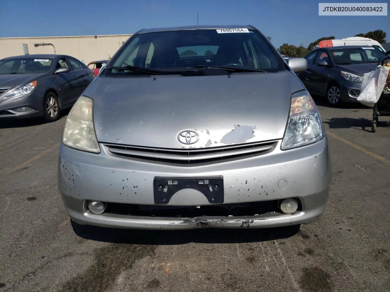 2004 Toyota Prius VIN: JTDKB20U040083422 Lot: 70907504