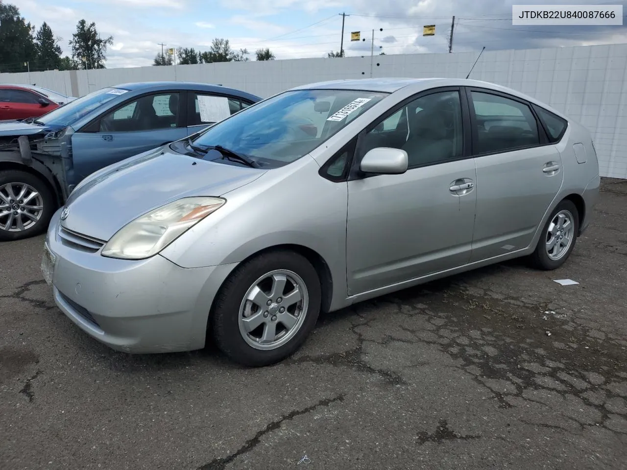 2004 Toyota Prius VIN: JTDKB22U840087666 Lot: 71316574