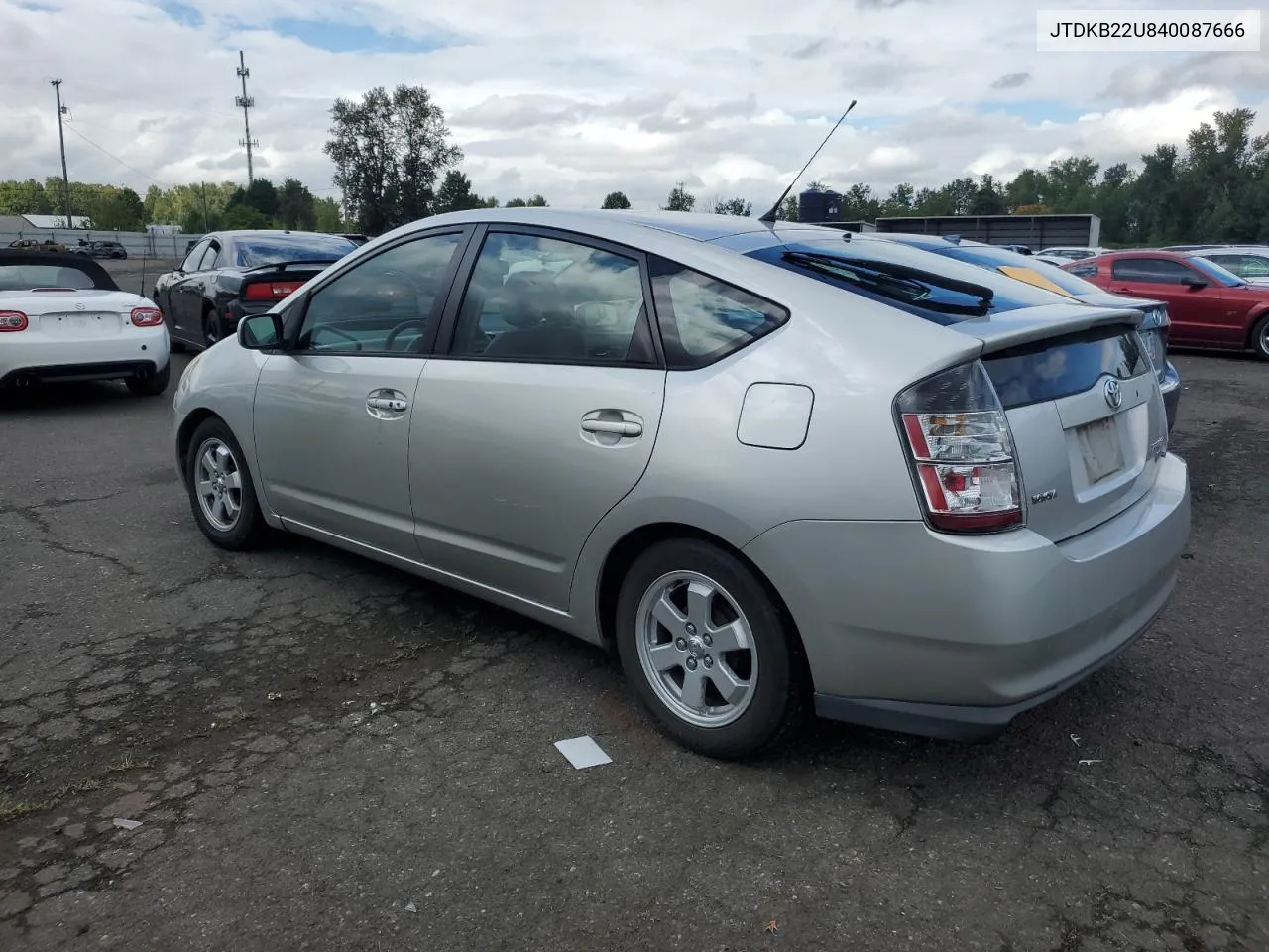 2004 Toyota Prius VIN: JTDKB22U840087666 Lot: 71316574