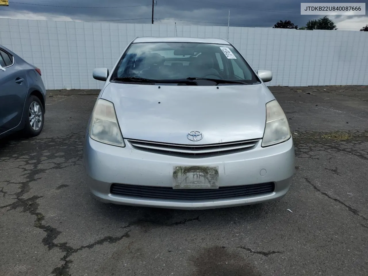 2004 Toyota Prius VIN: JTDKB22U840087666 Lot: 71316574