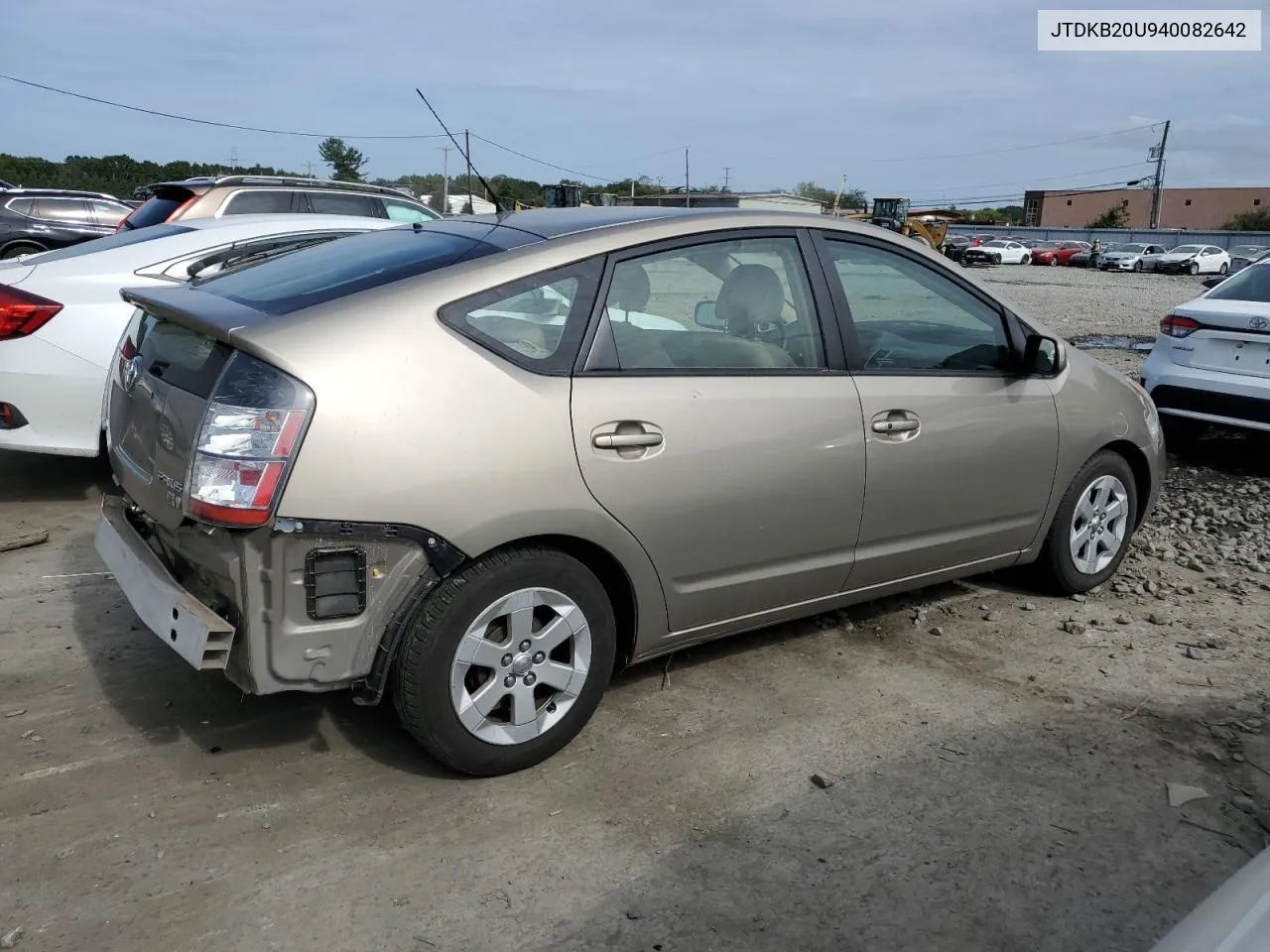 2004 Toyota Prius VIN: JTDKB20U940082642 Lot: 72007344