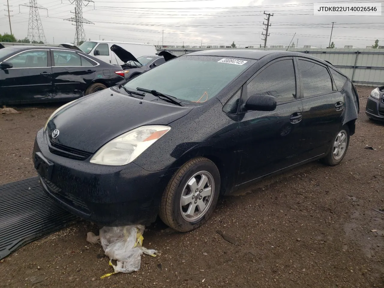 2004 Toyota Prius VIN: JTDKB22U140026546 Lot: 74182694