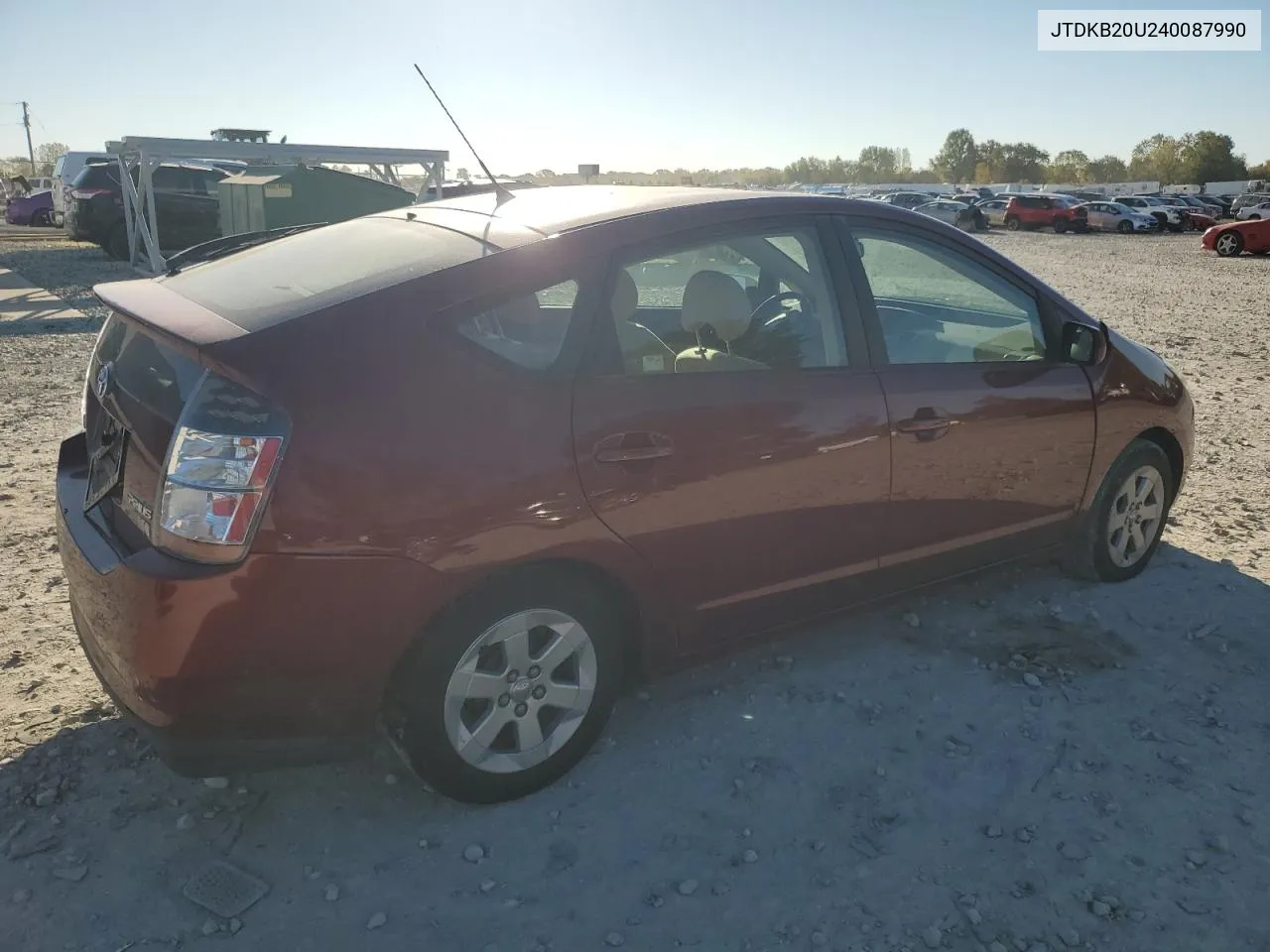 2004 Toyota Prius VIN: JTDKB20U240087990 Lot: 74805194