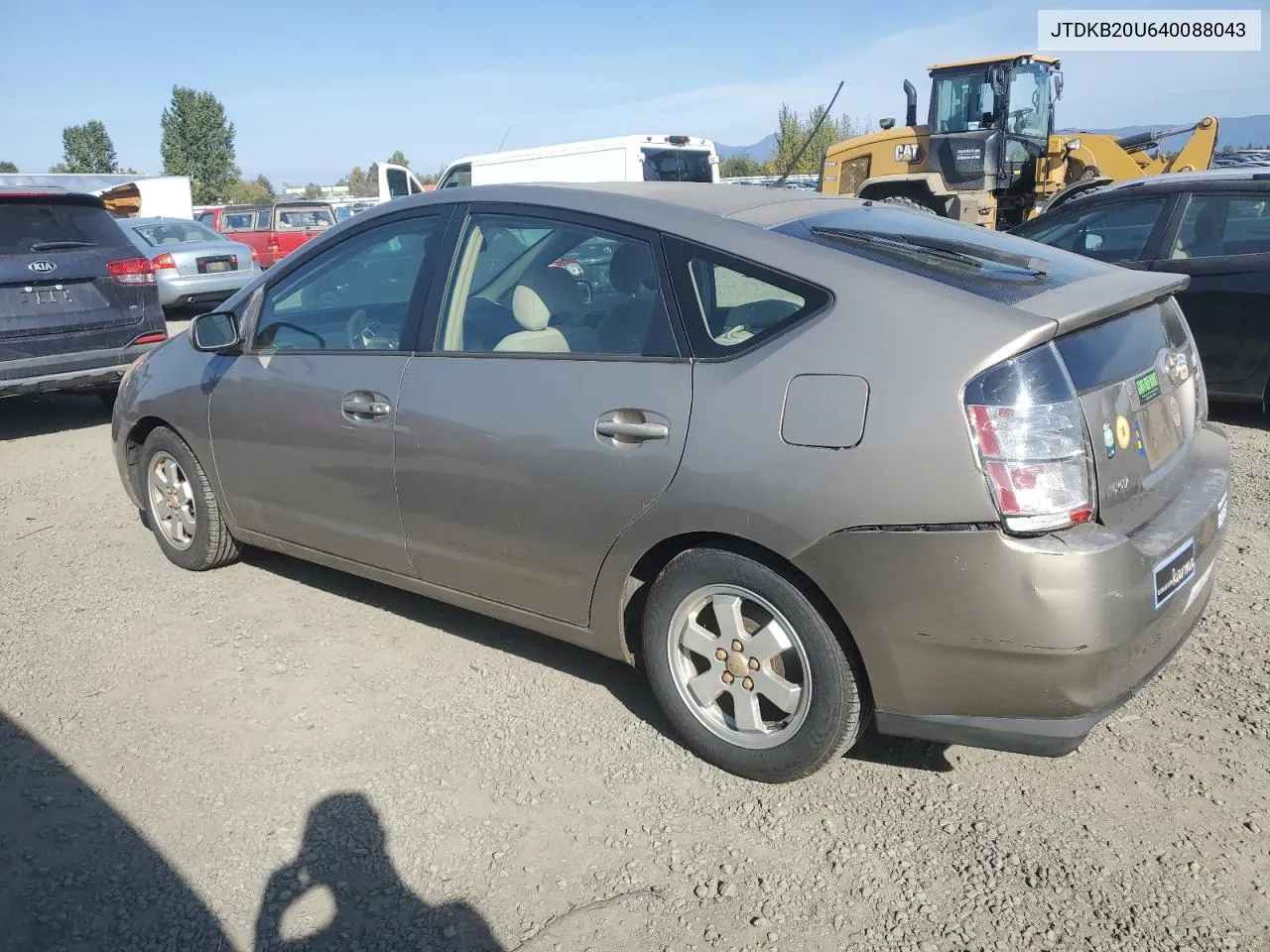 2004 Toyota Prius VIN: JTDKB20U640088043 Lot: 75322204