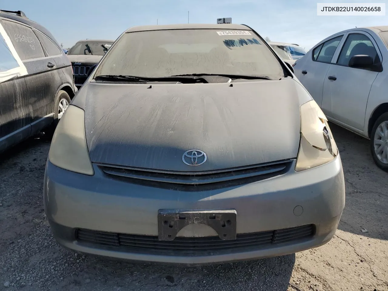 2004 Toyota Prius VIN: JTDKB22U140026658 Lot: 75439304