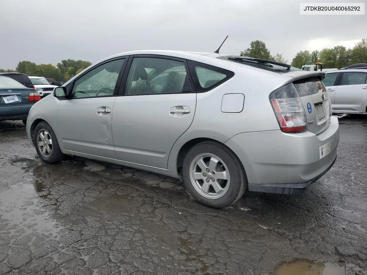 2004 Toyota Prius VIN: JTDKB20U040065292 Lot: 75604554