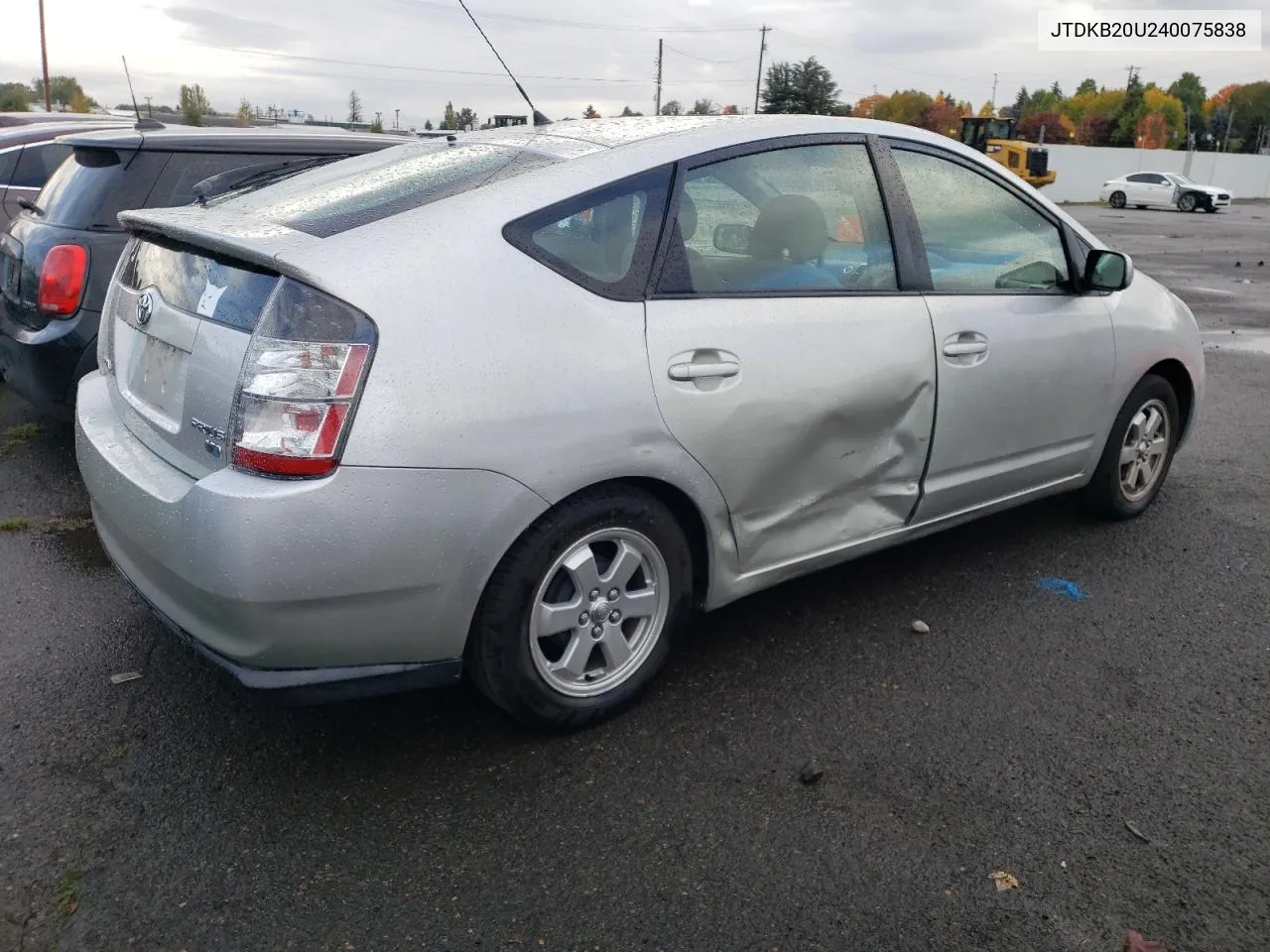 2004 Toyota Prius VIN: JTDKB20U240075838 Lot: 77006824