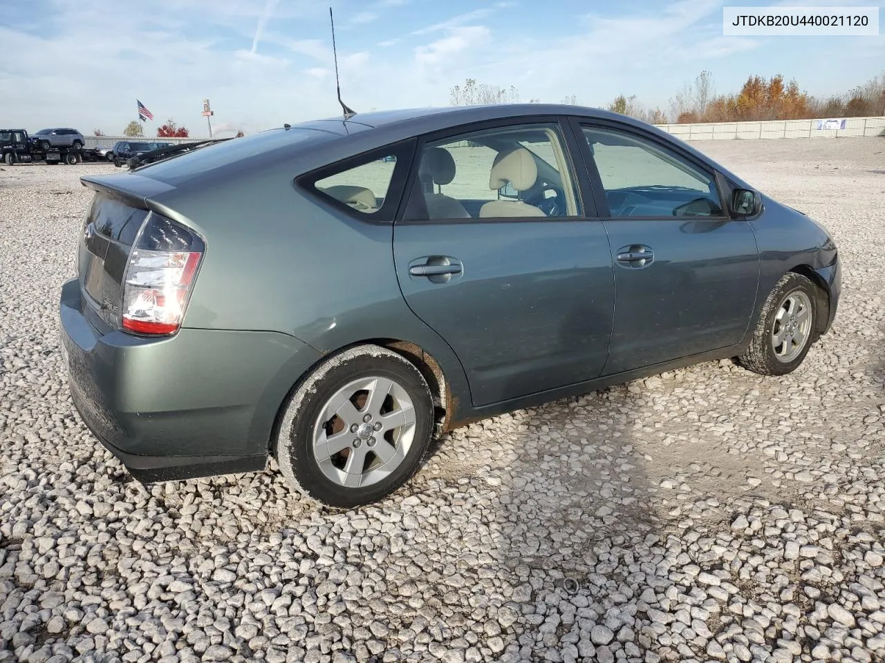 2004 Toyota Prius VIN: JTDKB20U440021120 Lot: 77547824