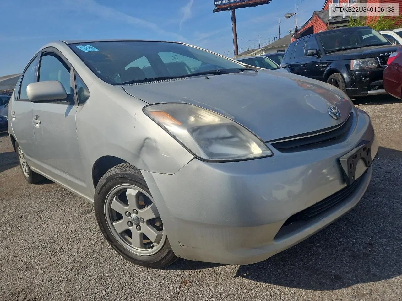 JTDKB22U340106138 2004 Toyota Prius